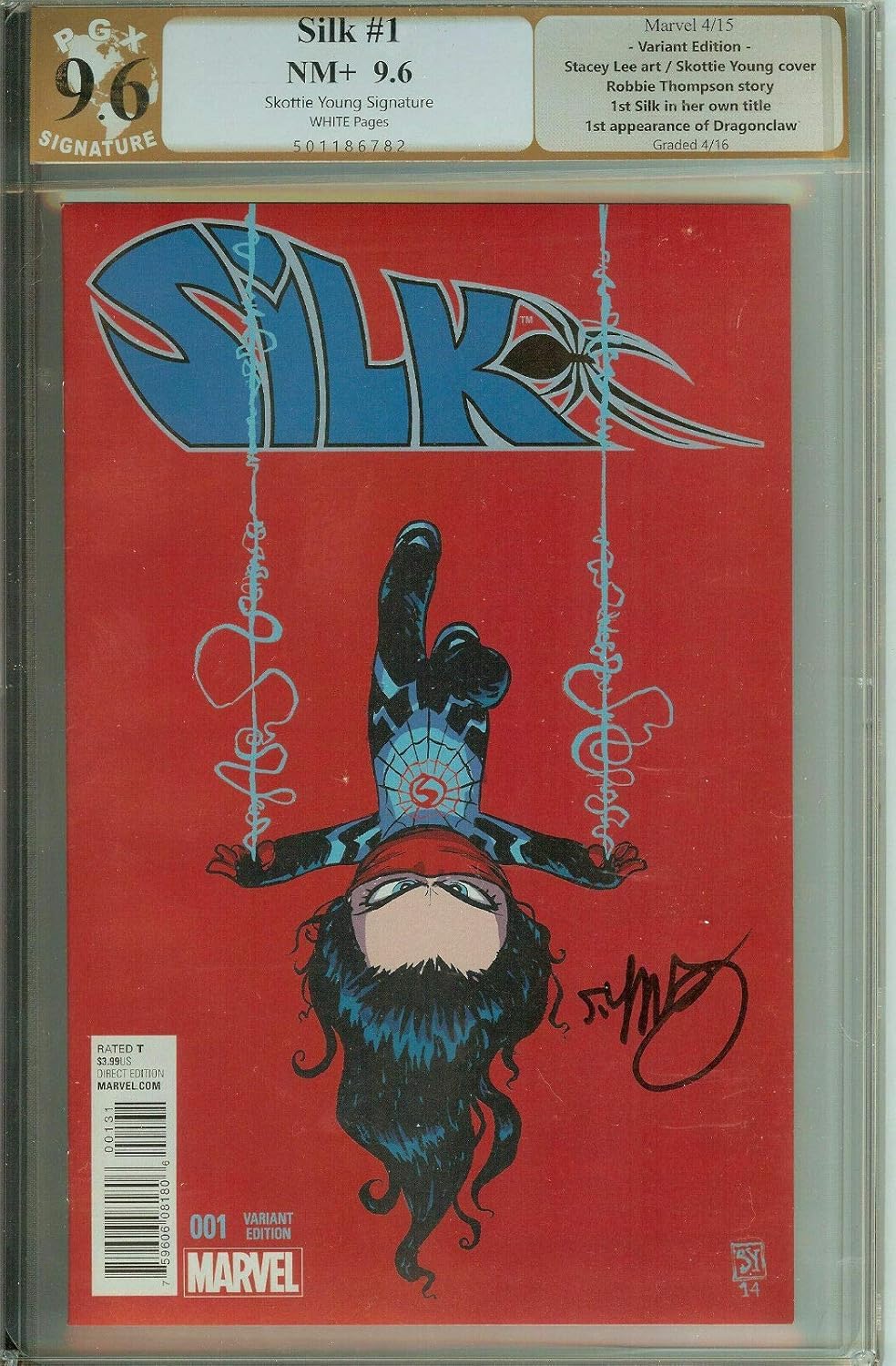 SILK #1 PGX 9.6 NM SIGNED SKOTTIE YOUNG