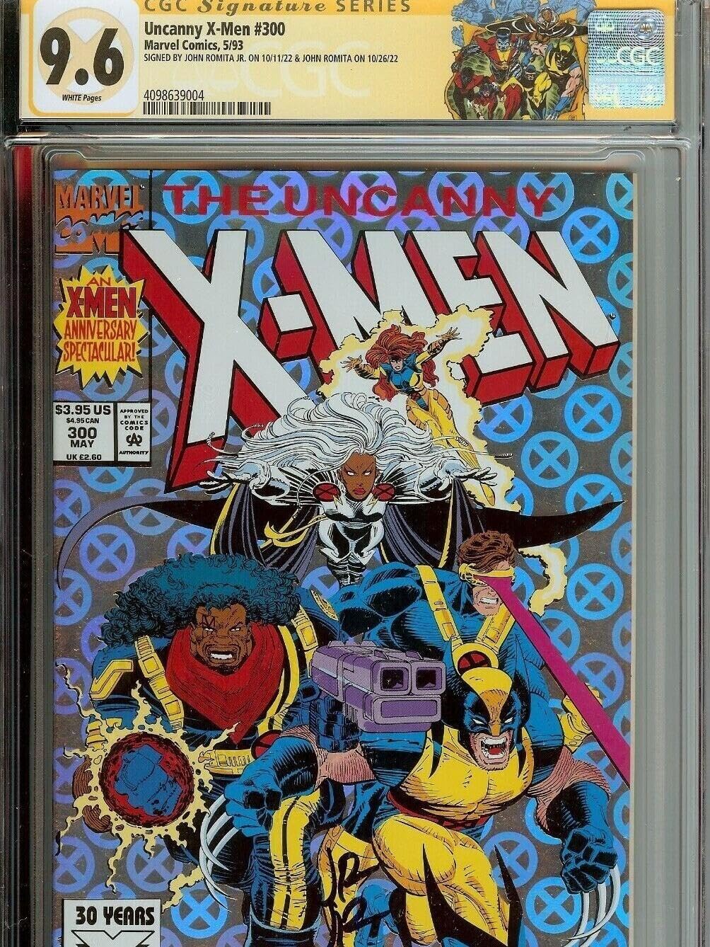 Uncanny X-Men #300 CGC 9.6 Signed John Romita JR