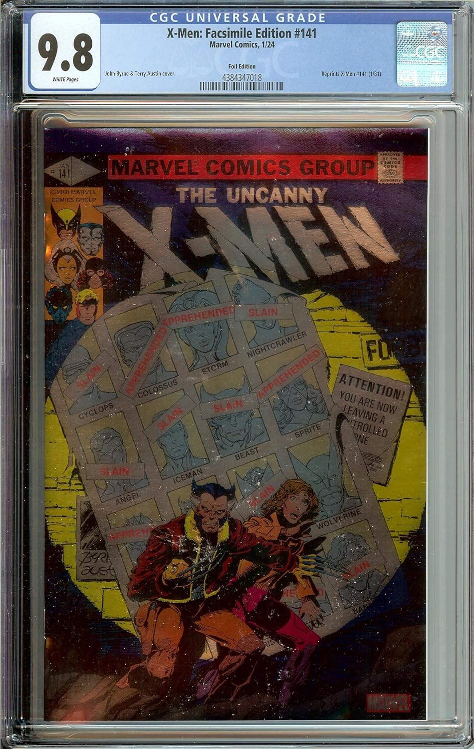 Uncanny X-Men #141 Facsimile FOIL Edition