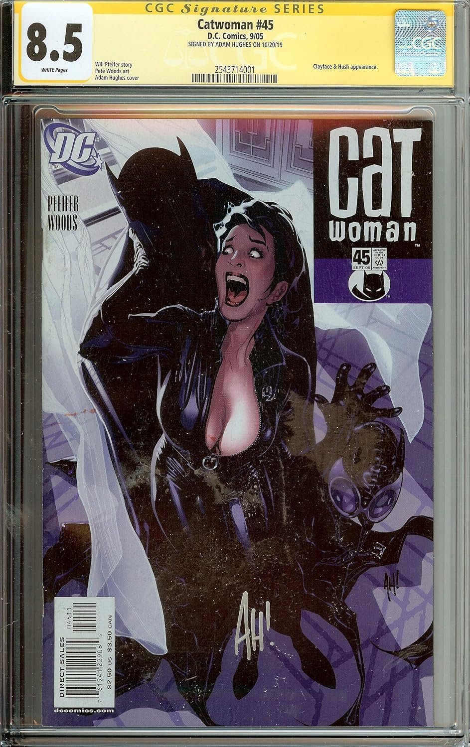 Catwoman #45 CGC 8.5 Adam Hughes
