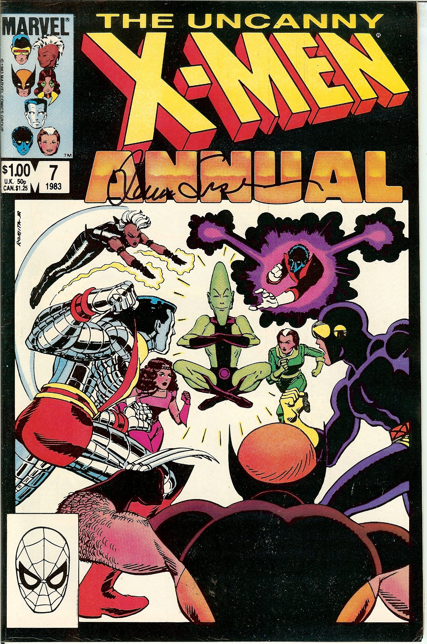 X-Men King-Size Annual #7 Signed Louise Simonson with COA