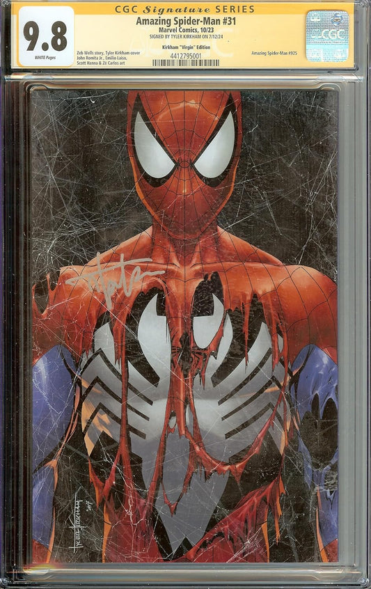 *SIGNED* Amazing Spider-Man #31 Virgin Edition CGC 9.8 Tyler Kirkham