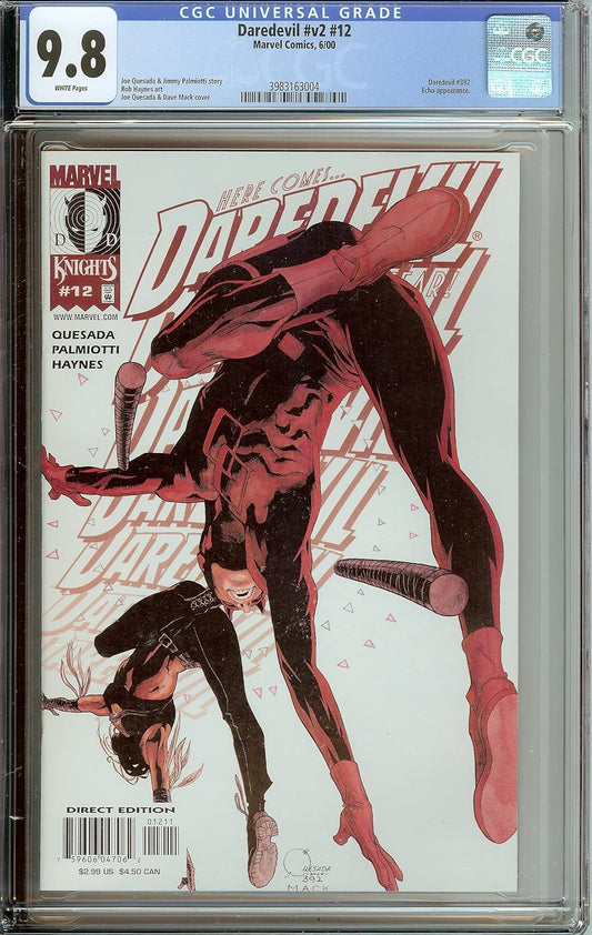 Daredevil Vol 2 #12 CGC 9.8