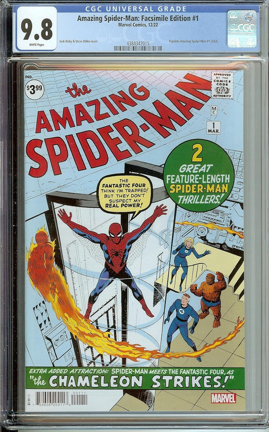 Amazing Spider-Man #1 Facsimile Edition CGC 9.8