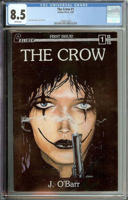 The Crow #1 Caliber Press 02/89 CGC Universal Grade 8.5