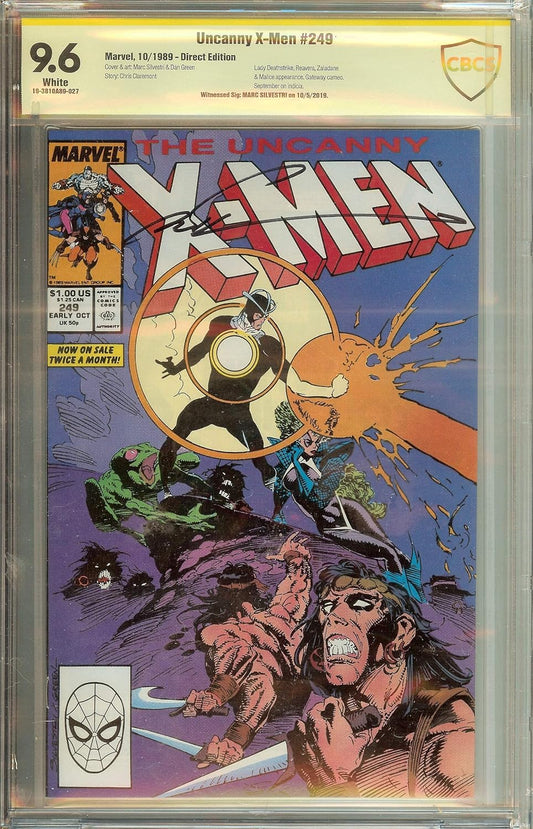 Uncanny X-Men #249 Marc Silvestri CBCS (not CGC) 9.6 NM