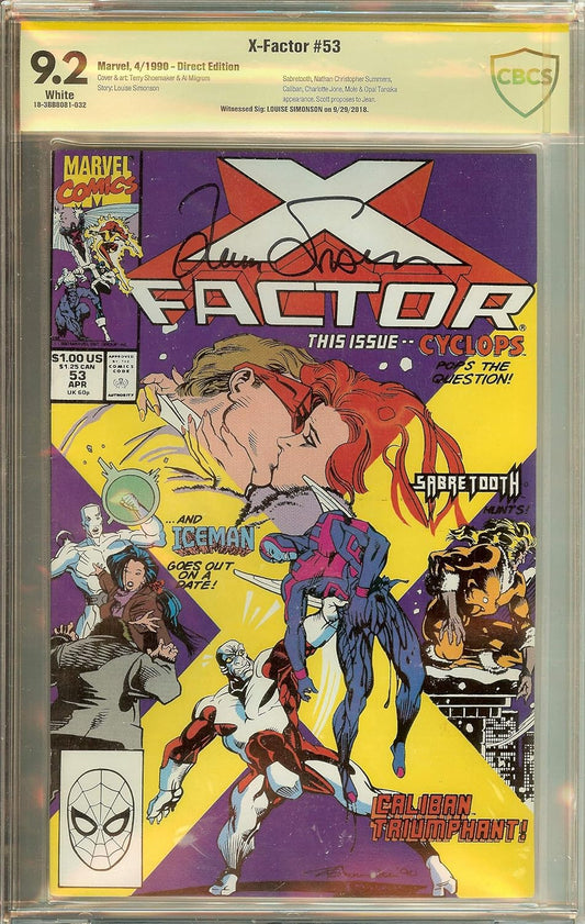 X-Factor #53 CBCS 9.2 (not CGC) Signed Louise Simonson