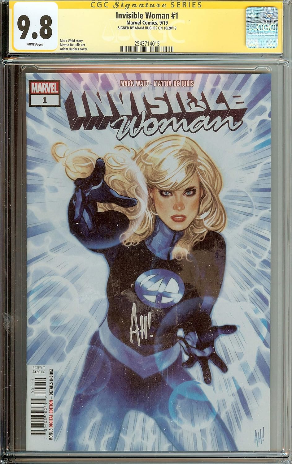 Invisible Woman #1 CGC 9.8 Adam Hughes Fantastic Four