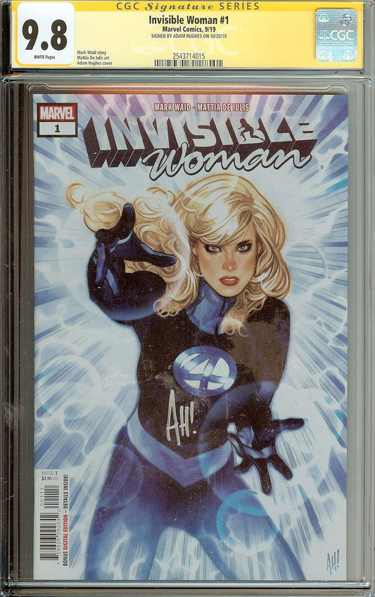 Invisible Woman #1 CGC 9.8 Adam Hughes Fantastic Four