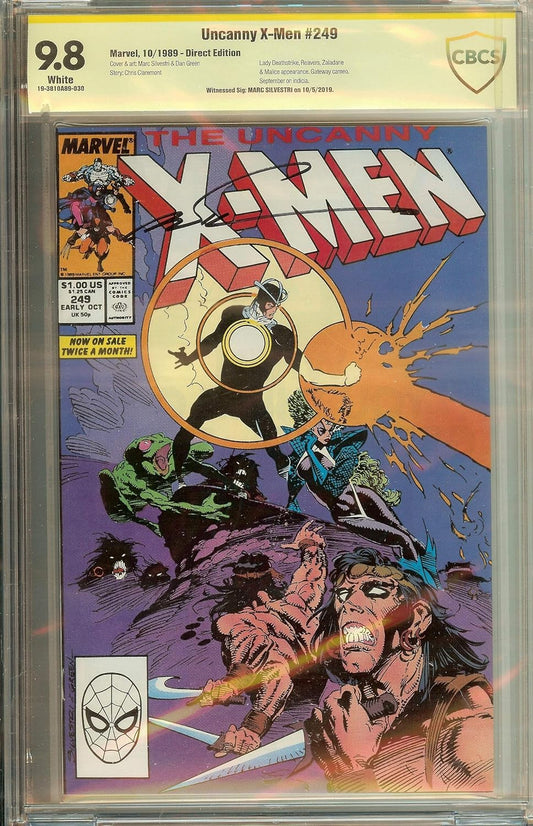Uncanny X-Men #249 Marc Silvestri CBCS (not CGC) 9.8