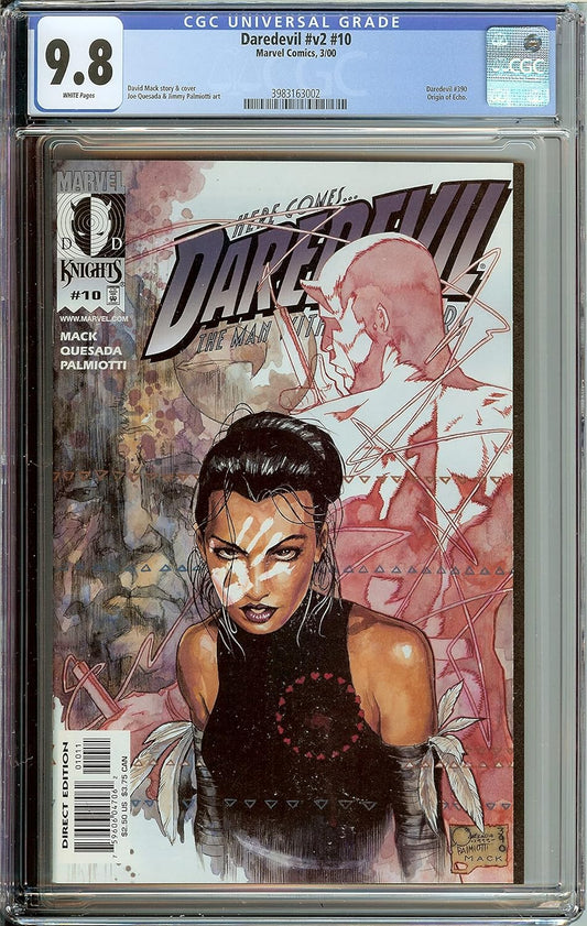 Daredevil Vol 2 #10 CGC 9.8 1st Echo Cover Appearance & Origin