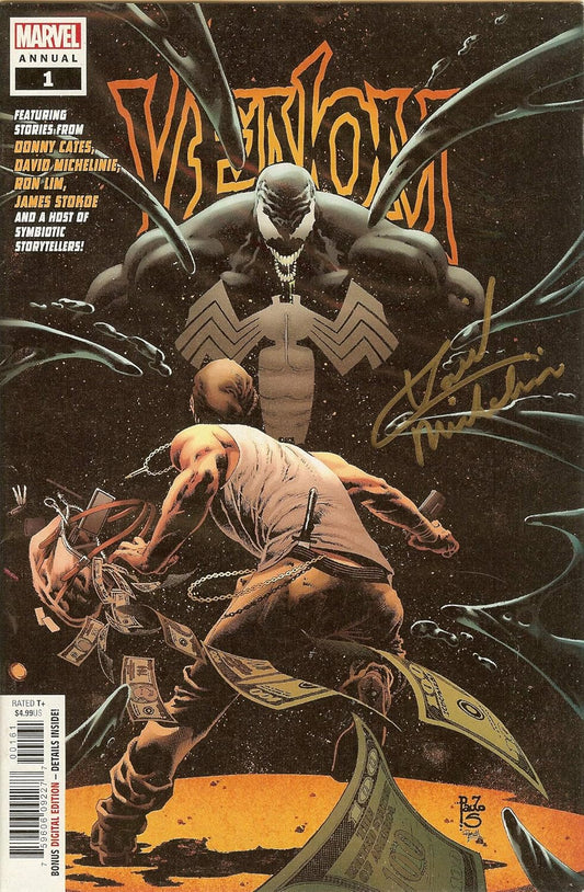 *SIGNED* Venom Annual #1 David Michelinie NM