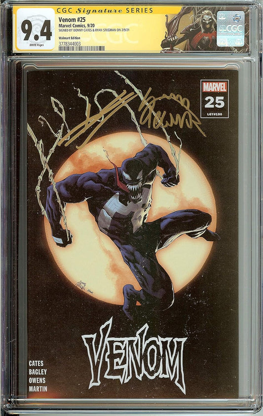 Venom #25 CGC 9.4 Walmart Variant Signed Cates & Stegman