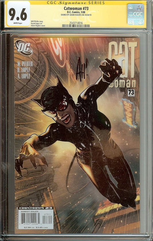 Catwoman #73 CGC 9.6 Adam Hughes