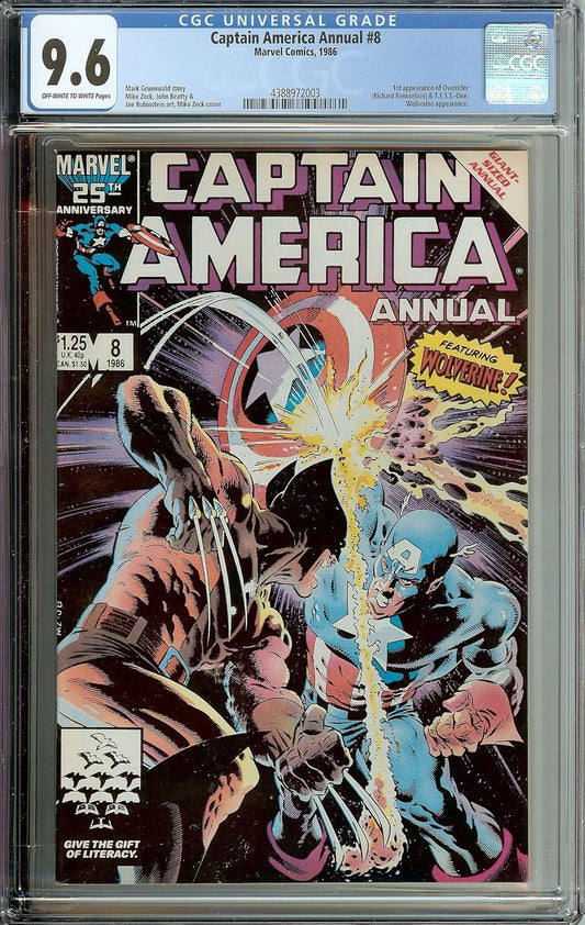 Captain America Annual #8 (1996) CGC 9.6 NM
