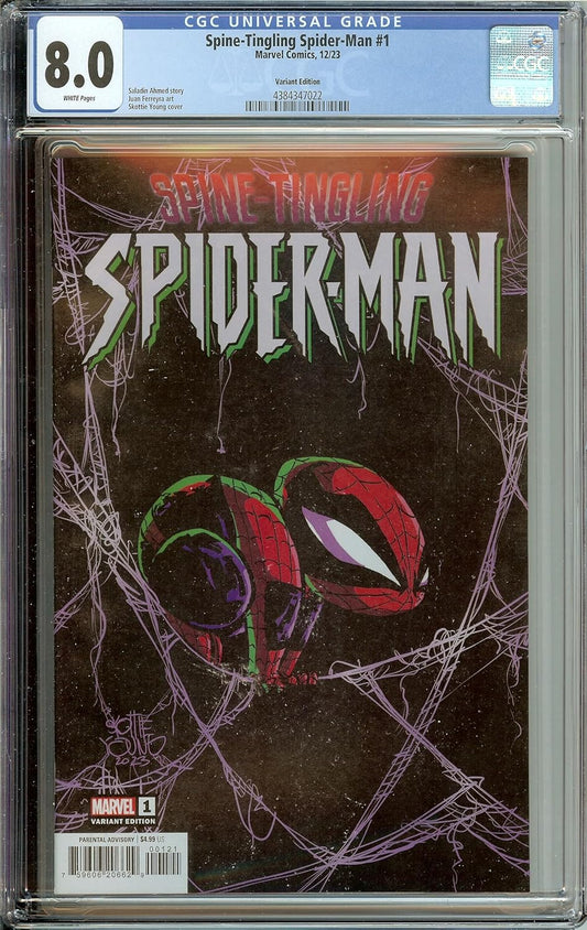 Spine-Tingling Spider-Man #1 CGC 8.0 Skottie Young