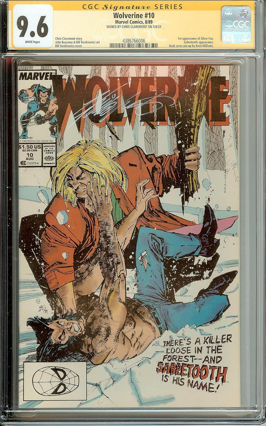 Wolverine #10 CGC 9.6 Signed Chris Claremont