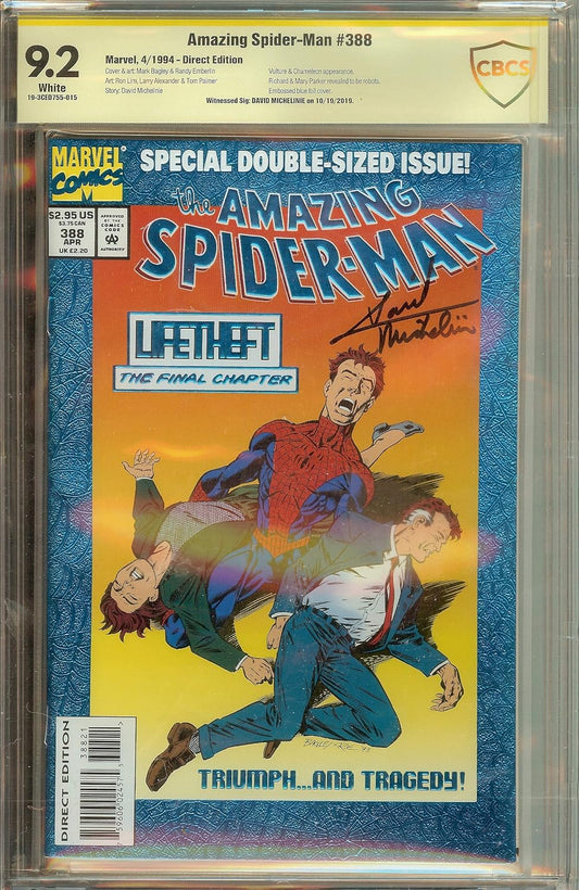 Amazing Spider-Man #388 CBCS (not CGC) 9.2 David Michelinie