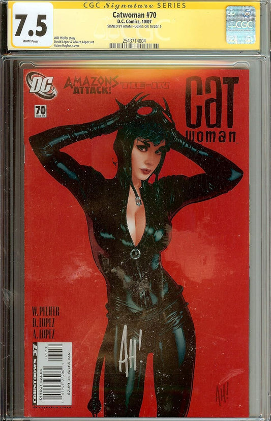 Catwoman #70 CGC 7.5 Adam Hughes