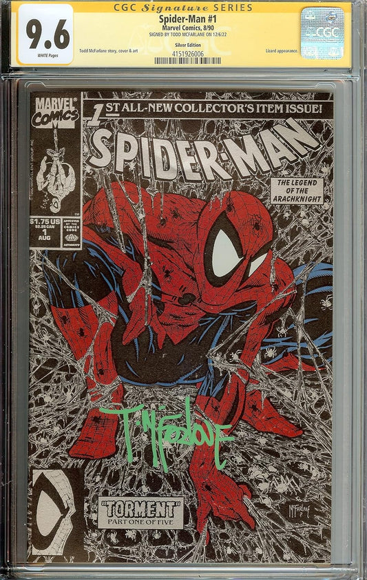 💥 Amazing Spider-Man #1 💥 Signed Todd McFarlane CGC 9.6 SILVER Edition