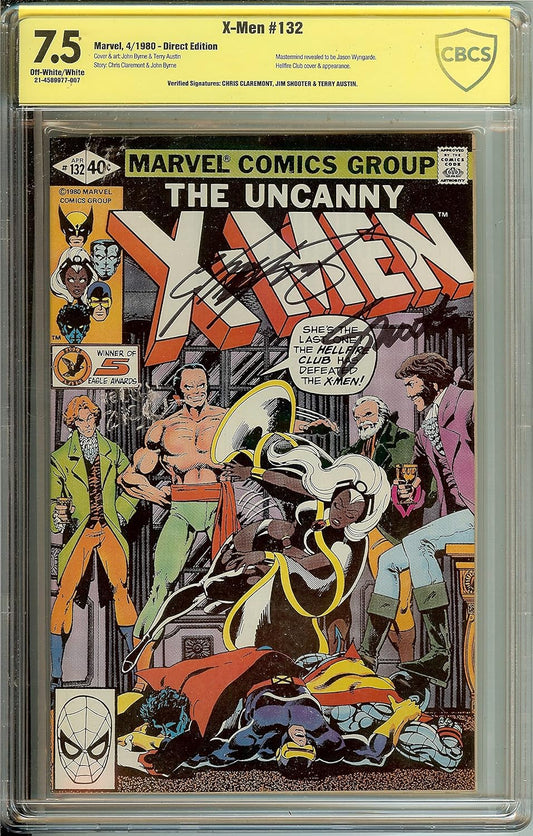 Uncanny X-Men #135 CBCS 7.5 signed Chris Claremont