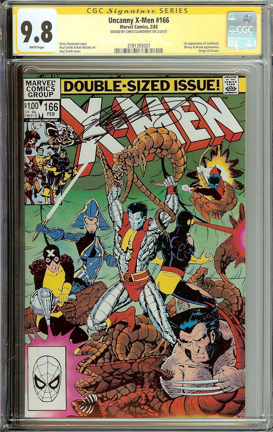 Autographed Uncanny X-Men #166 CGC 9.8 Signed Chris Claremont
