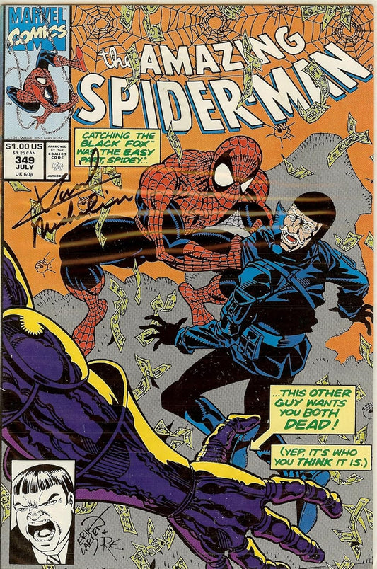 *SIGNED* Amazing Spider-Man #349 Michelinie NM