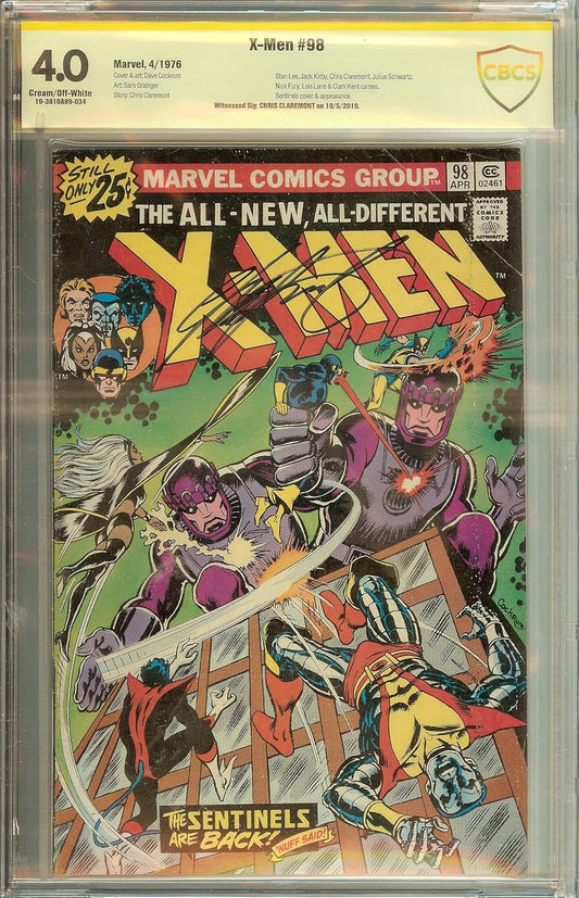 X-Men #98 Chris Claremont CBCS (not CGC) 4.0