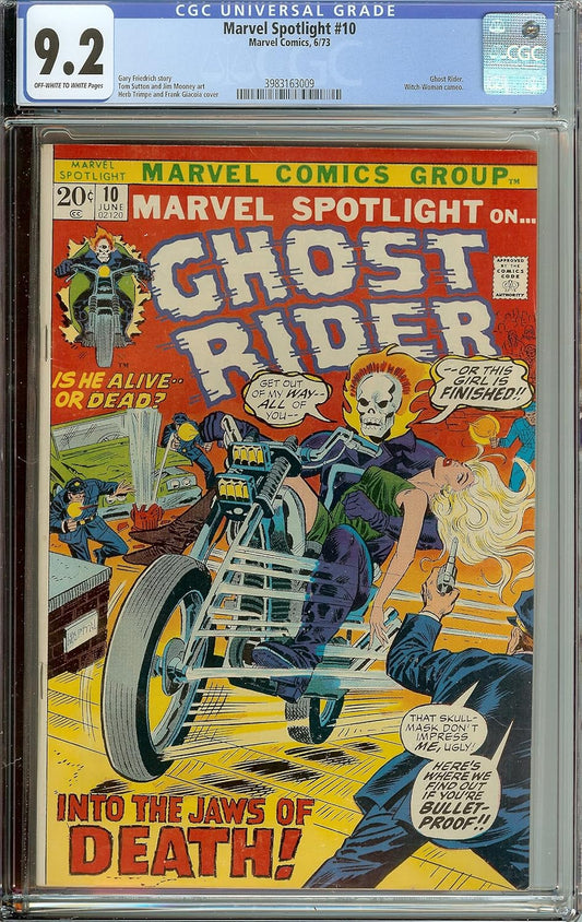 Marvel Spotlight GhostRider #10 CGC 9.2