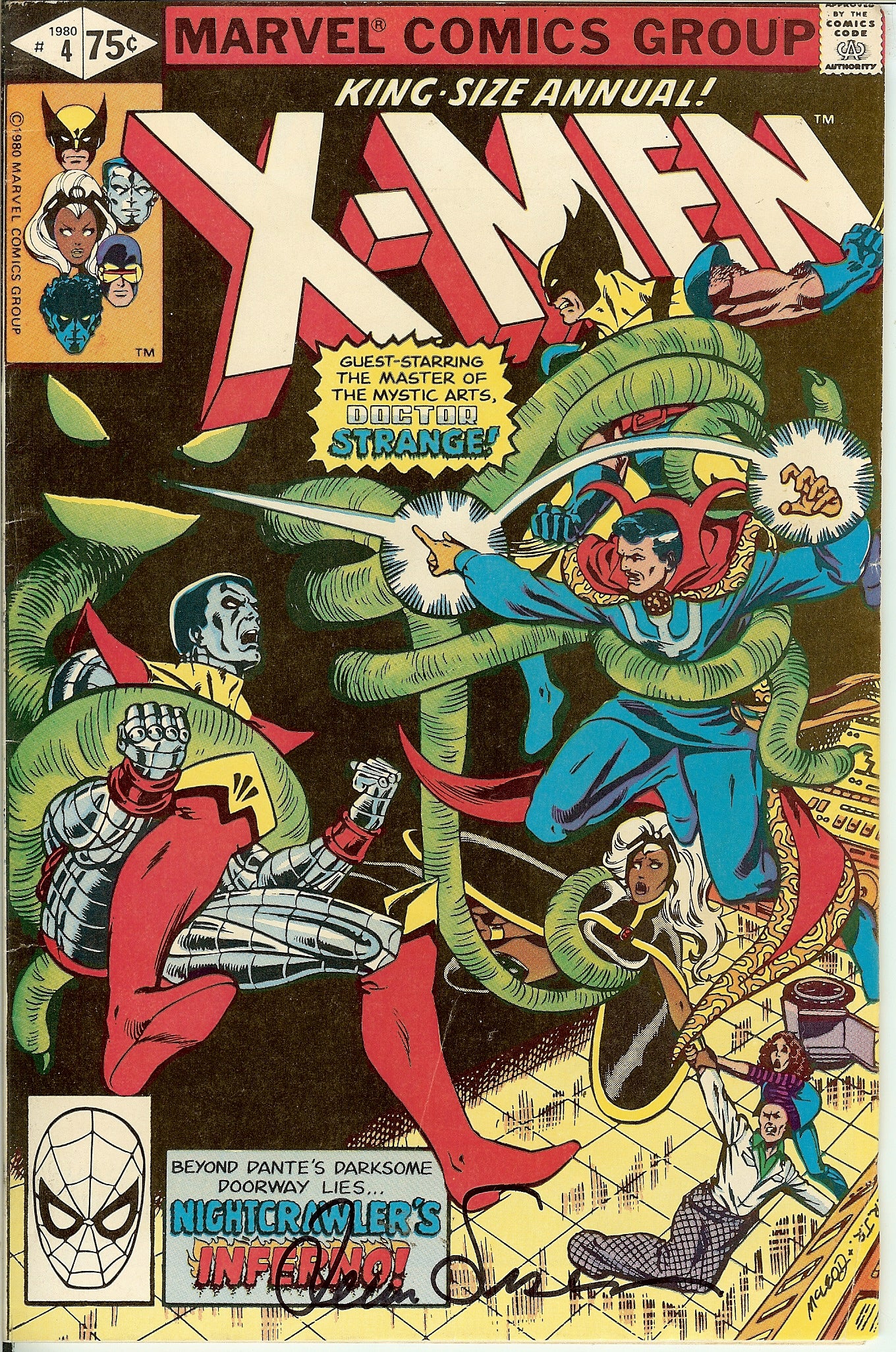 X-Men King-Size Annual #4 Signed Louise Simonson with COA