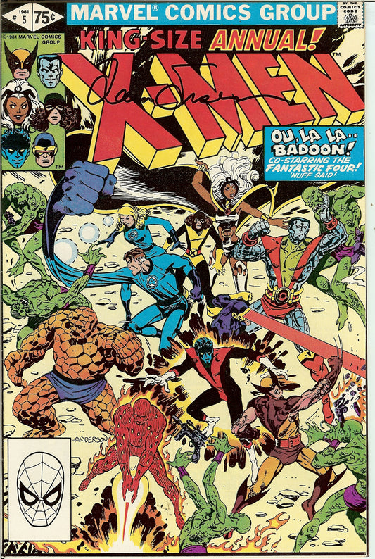 X-Men King-Size Annual #5 Signed Louise Simonson with COA